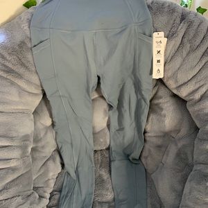 Blue Leggings w/ Pockets